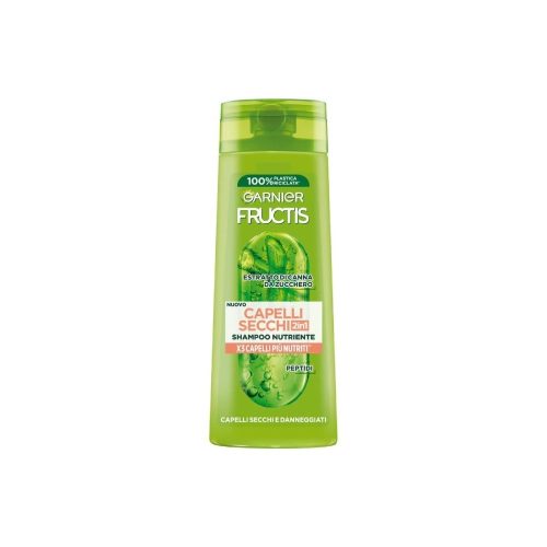 GARNIER FRUCTIS SHAMPOO CAPELLI SECCHI 2 IN 1 NEW 250ML