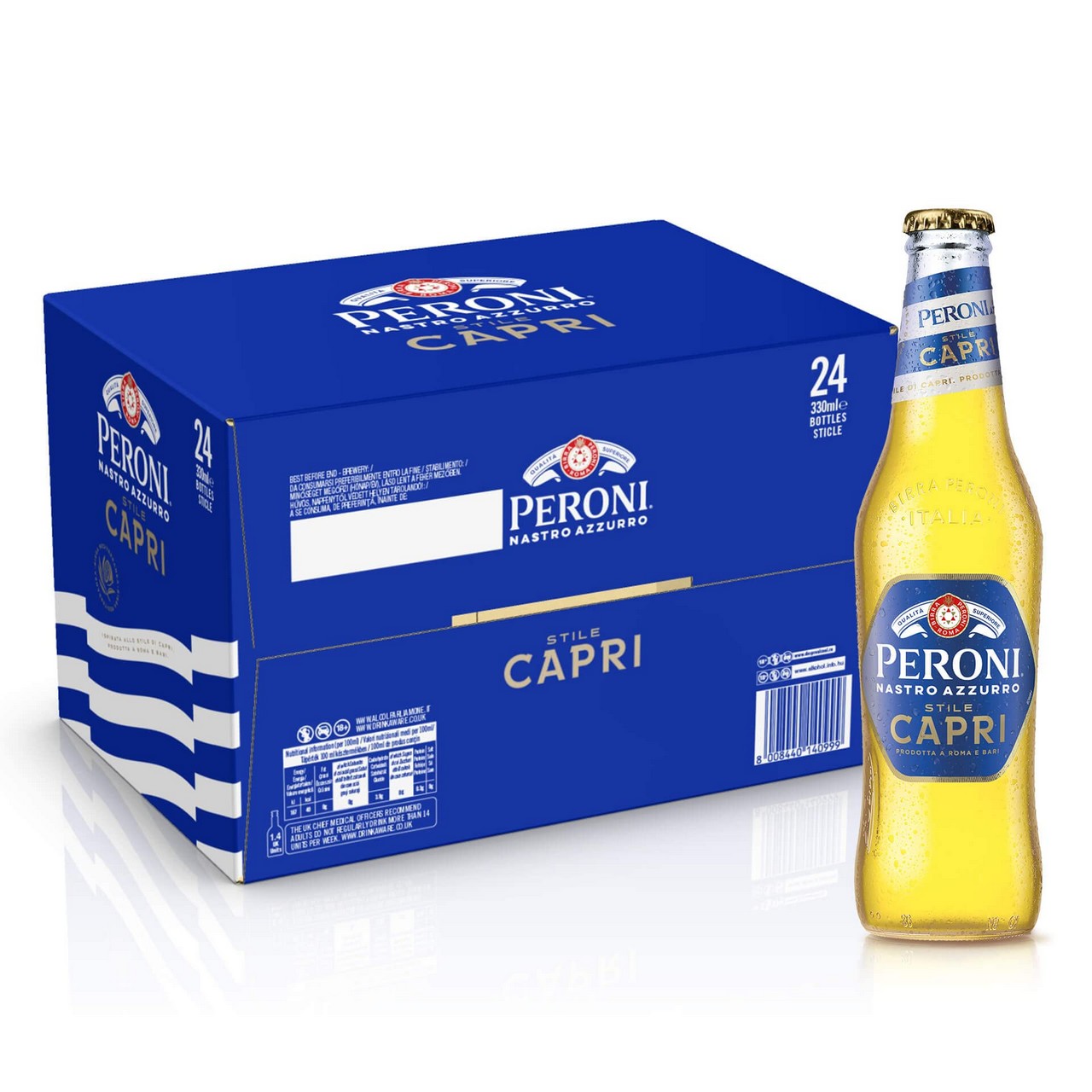 PERONI NASTRO AZZURRO STILE CAPRI CL33X24