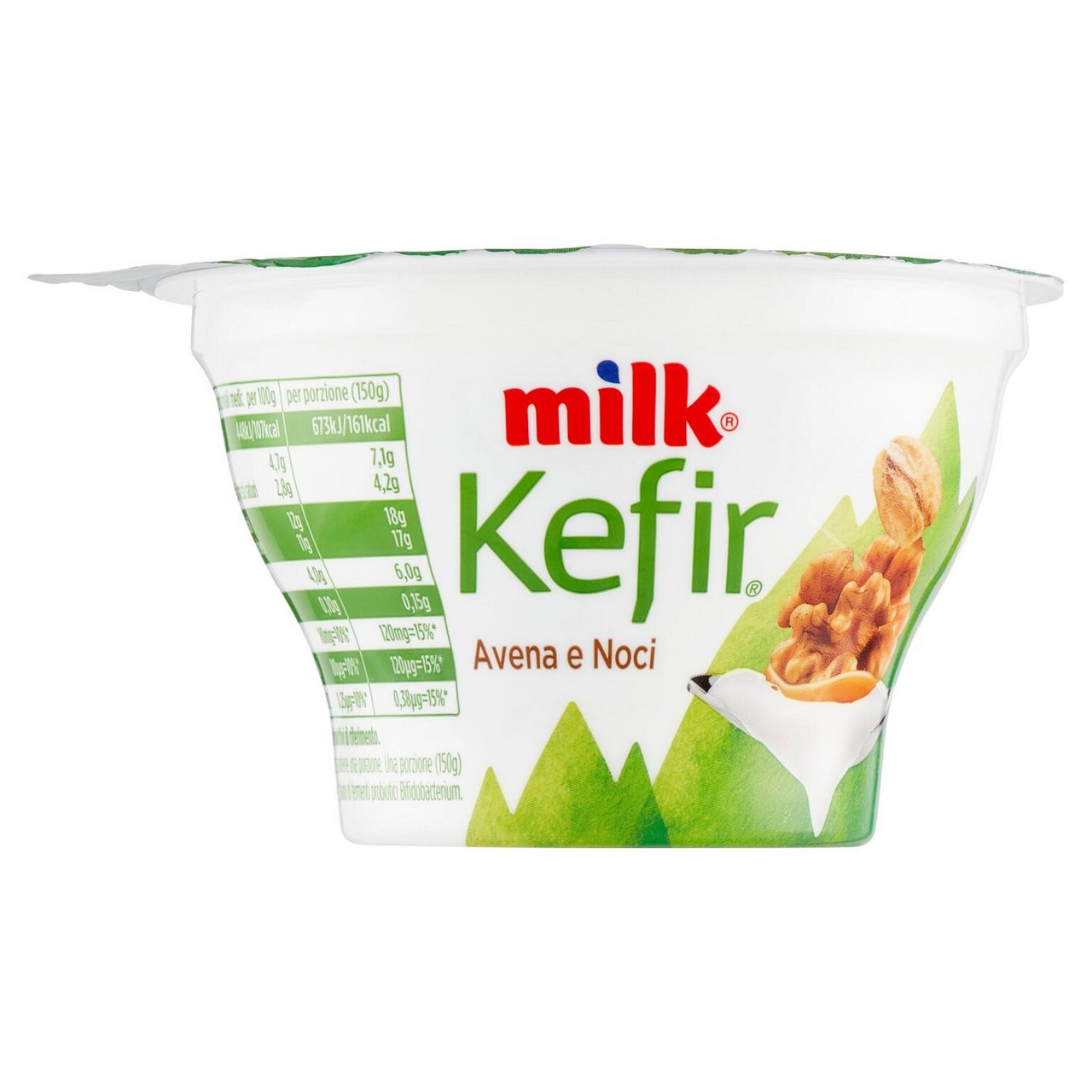MILK YOGURT KEFIR CREMOSO AVENA E NOCI 150GR