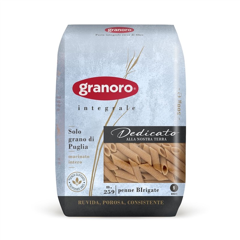 GRANORO DEDICATO PENNE BIRIGATE INTEGRALI 500GR