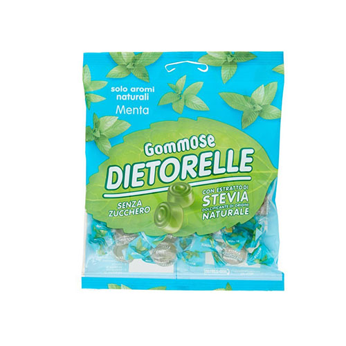 DIETORELLE CARAMELLE GOMMOSE MENTA 70GR