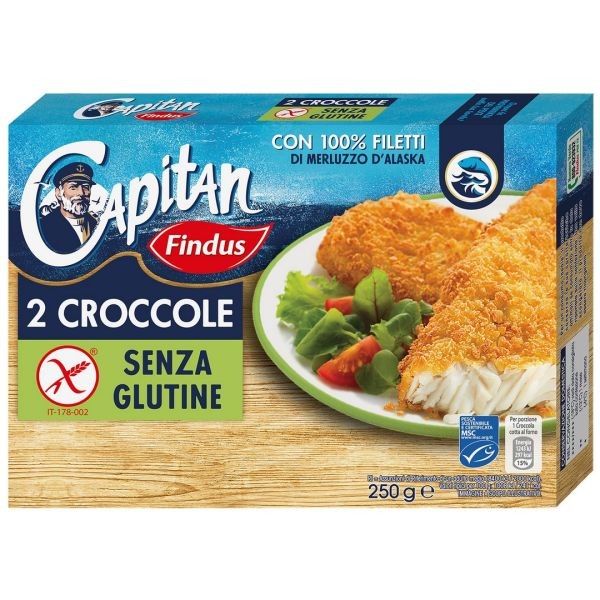 FINDUS 2 CROCCOLE SENZA GLUTINE 250GR