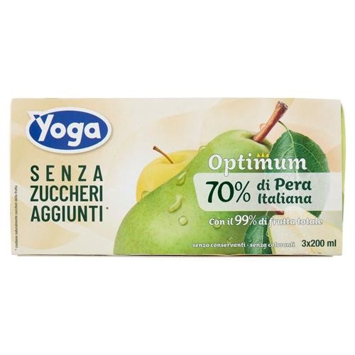 YOGA SUCCO SENZA ZUCCHERI AGGIUNTI PERA ML200X3