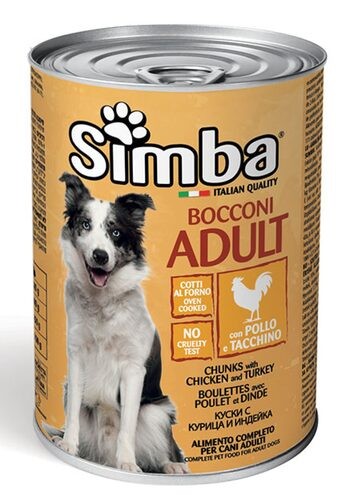 SIMBA ADULT BOCCONI CANE CON POLLO E TACCHINO 400GR