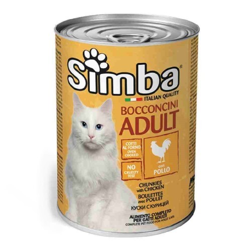SIMBA ADULT BOCCONI GATTO CON POLLO 400GR