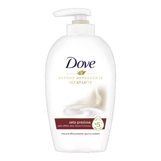 12531-1 DOVE SAPONE DETERGENTE IDRATANTE SETA PREZIOSA 250ML