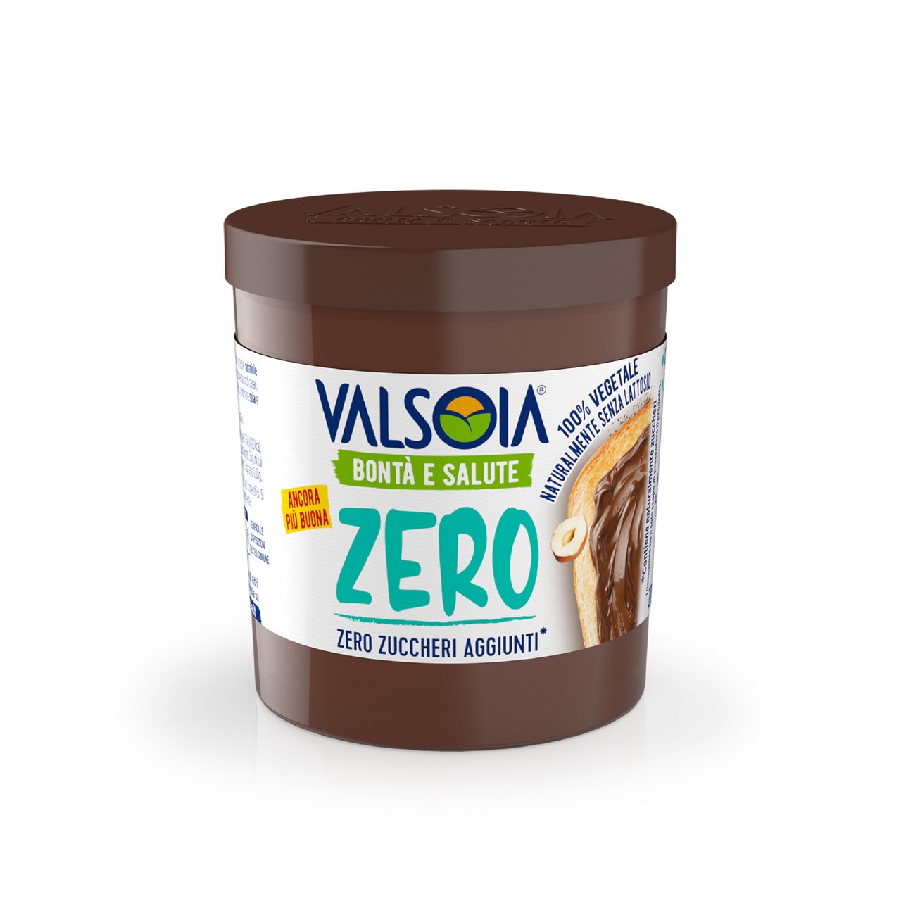 VALSOIA CREMA SPALMABILE ALLE NOCCIOLE E CACAO SENZA ZUCCHERI AGGIUNTI 200GR