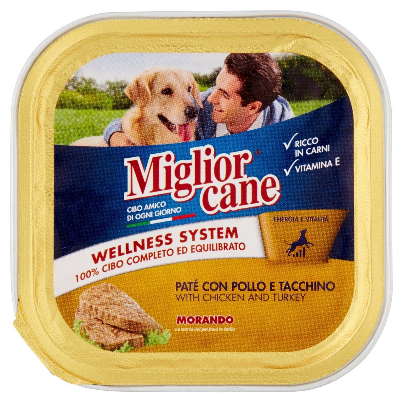 MIGLIOR CANE VASCHETTA PATE' CON POLLO E TACCHINO 150G