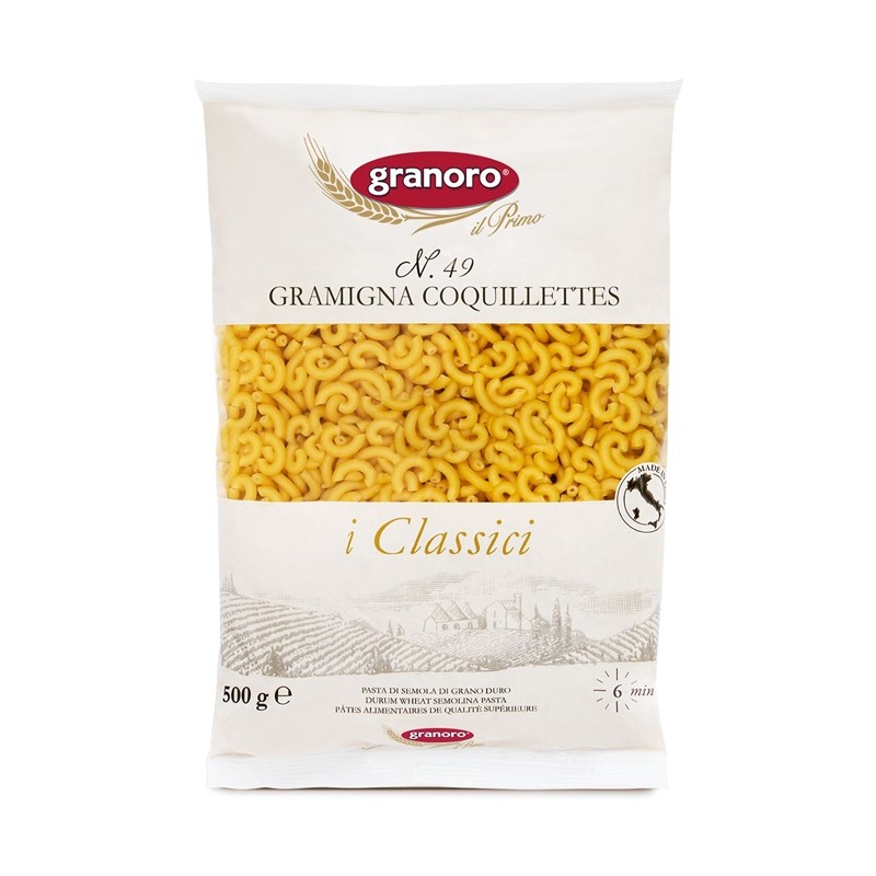 GRANORO GRAMIGNA COQUILLETTES 500GR