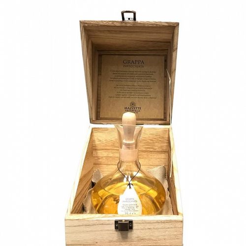 MAZZETTI D'ALTAVILLA DECANTATORE GRAPPA INVECCHIATA 35CL IN CASSETTA DI LEGNO