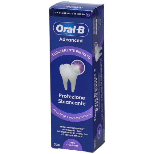 ORAL B DENTIFRICIO ADVANCED PROTEZIONE SBIANCANTE 75ML