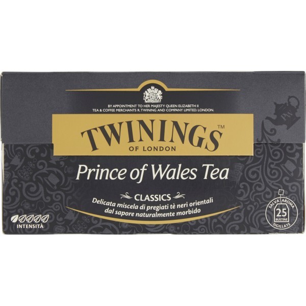TWININGS CLASSICS PRINCE OF WALES TEA 25 FILTRI 50GR