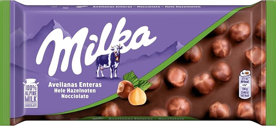 MILKA CIOCCOLATA NOCCIOLATO 95GR