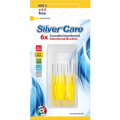SILVER CARE PIAVE SCOVOLINO INTERDENTALE FINE 6 PEZZI