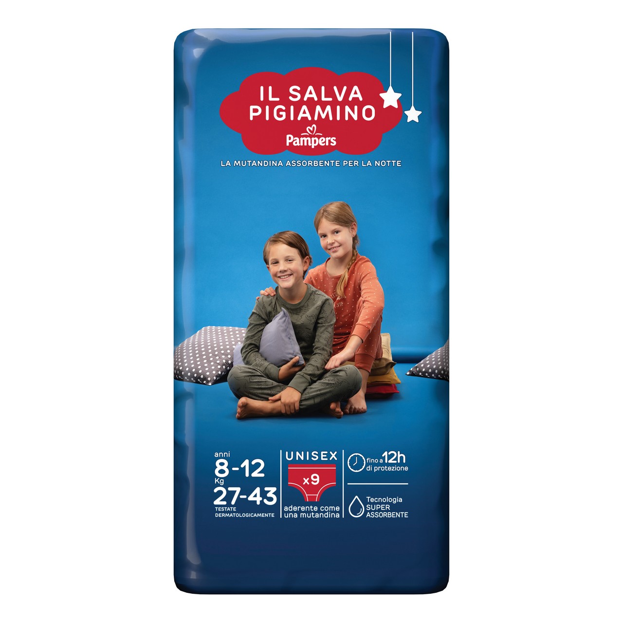 PAMPERS IL SALVA PIGIAMINO L/XL 9 PEZZI