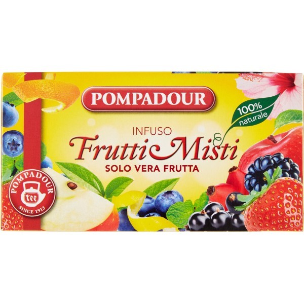 POMPADOUR INFUSO FRUTTI MISTI 20 FILTRI