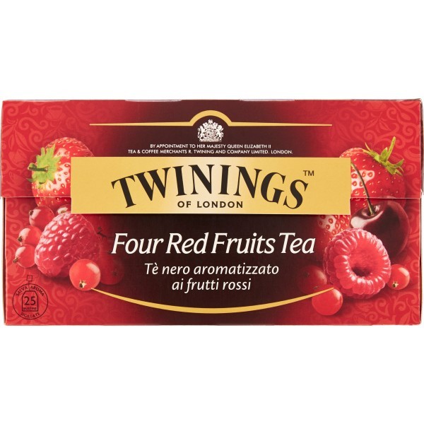 TWININGS FOUR RED FRUITS TEA 25 FILTRI 50GR