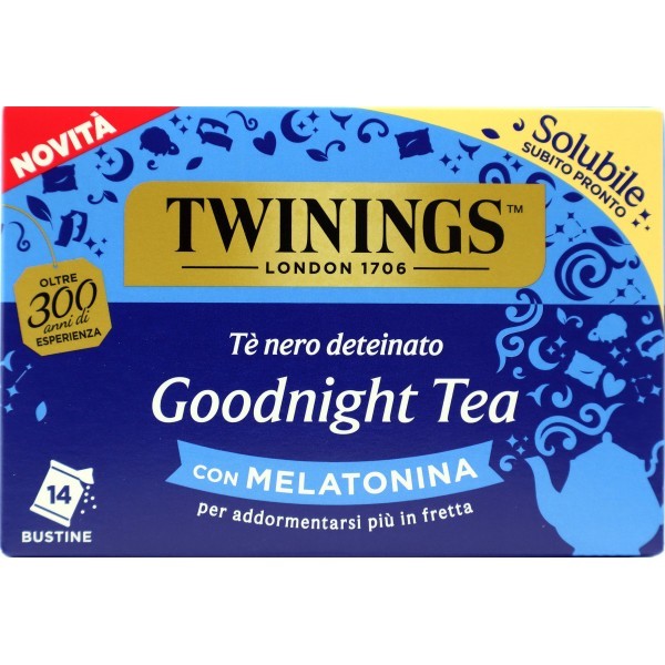 TWININGS TE' NERO DETEINATO GOODNIGHT TEA 14 BUSTINE 4GR