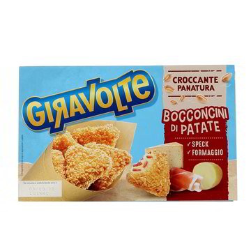 GIRAVOLTE BOCCONCINI DI PATATE CON SPECK E FORMAGGIO 170GR