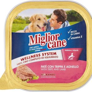 MIGLIOR CANE VASCHETTA PATE' CON TRIPPA E AGNELLO GR300