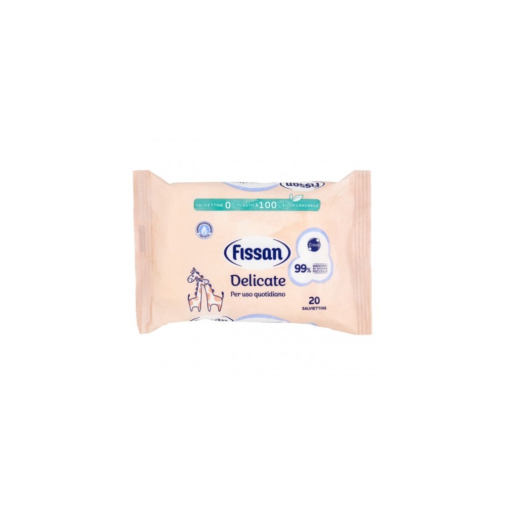 FISSAN SALVIETTINE UMIDIFICATE DELICATE 20 PEZZI
