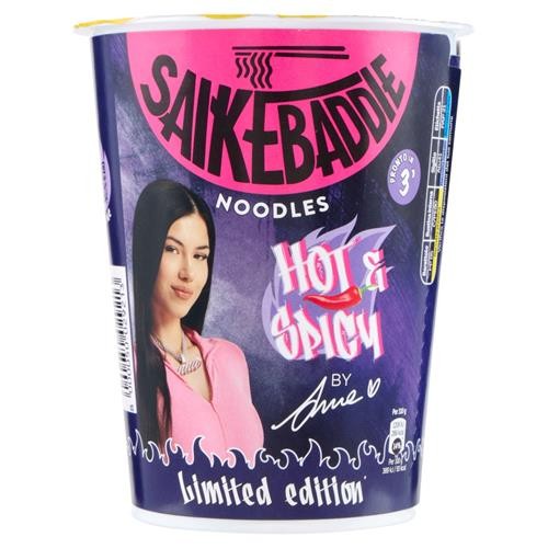 SAIKEBADDIE NOODLES HOT&amp SPICY 60GR