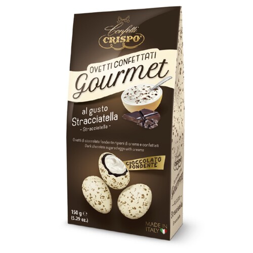 CRISPO OVETTI GOURMET AL GUSTO STRACCIATELLA 150GR