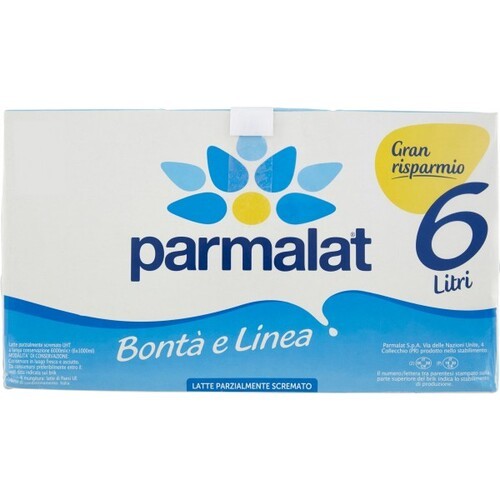 PARMALAT LATTE PARZIALMENTE SCREMATO LT1X6