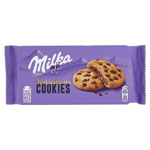 MILKA SENSATIONS COOKIES CON CIOCCOLATO AL LATTE 156GR