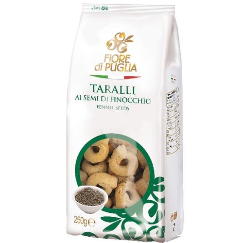 FIORE DI PUGLIA TARALLI AI SEMI DI FINOCCHIO 250GR