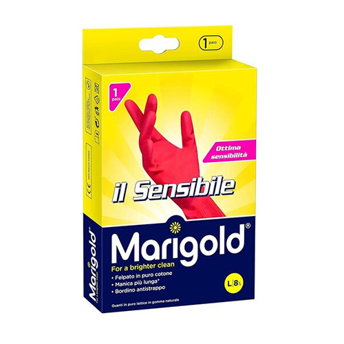 MARIGOLD GUANTI IL SENSIBILE TAGLIA L 8 1/2 LARGE