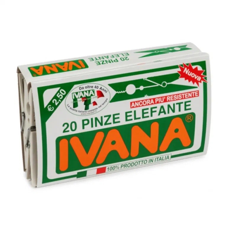 IVANA PINZE BUCATO ELEFANTE 20 PEZZI