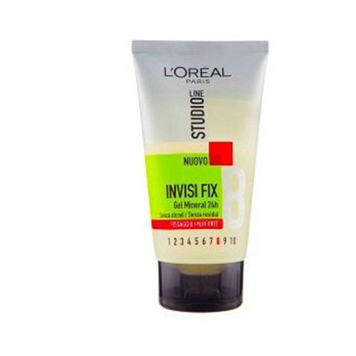 L'OREAL PARIS INVISI FIX GEL MINERAL 24H FORZA 8 150ML
