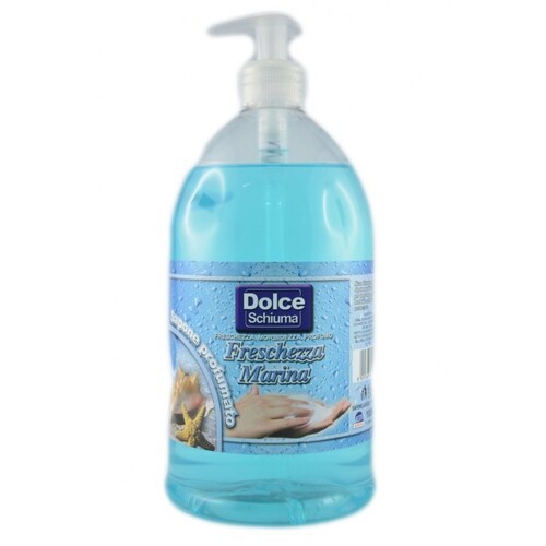 DOLCE SCHIUMA SAPONE MANI PROFUMATO FRESCHEZZA MARINA 1LT