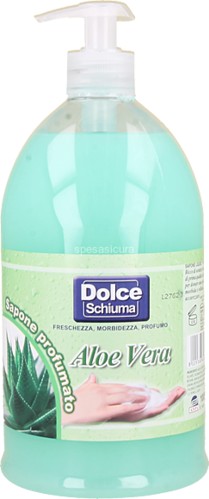 DOLCE SCHIUMA SAPONE MANI PROFUMATO ALOE VERA 1LT