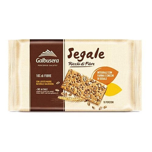 GALBUSERA SEGALE CRACKERS INTEGRALI 380GR