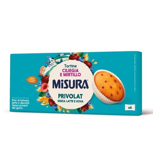 MISURA PRIVOLAT TORTINE CILIEGIA E MIRTILLO 290GR