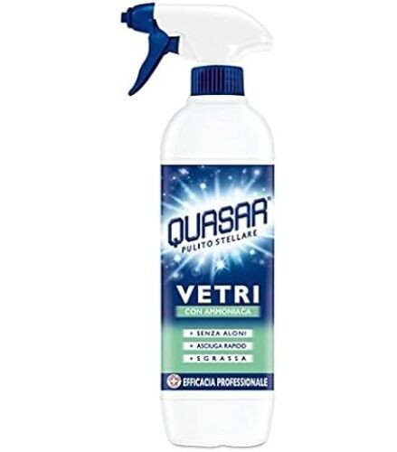 QUASAR DETERGENTE VETRI CON AMMONIACA SPRAY 650ML