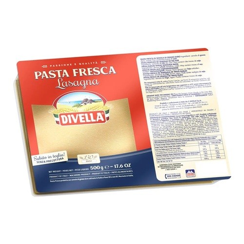 DIVELLA LASAGNA ALL'UOVO FRESCA 250GR