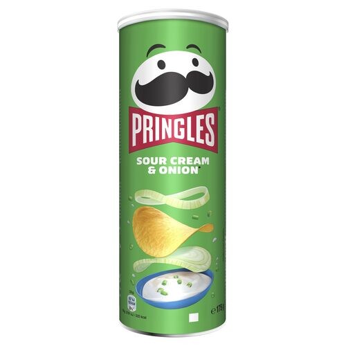 PRINGLES SOUR CREAM &amp  ONION 175GR