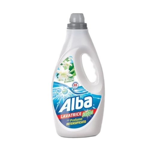 ALBA DETERGENTE LAVATRICE ACTIV IRIS E FIORI BIANCHI 33 LAVAGGI 1,85LT