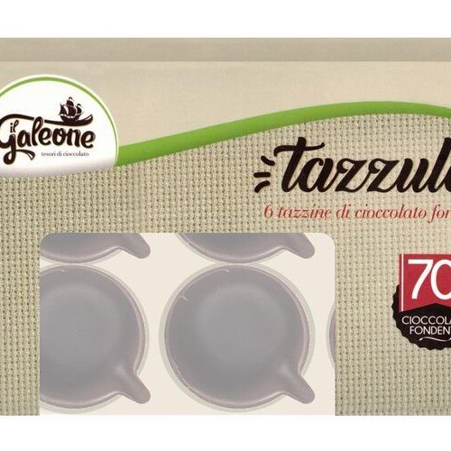 IL GALEONE TAZZULE' TAZZINE CIOCCOLATO FONDENTE GR10X6