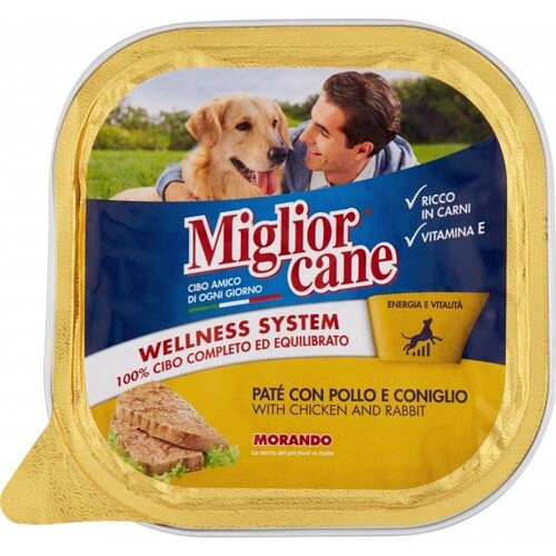 MIGLIOR CANE PATE' CON POLLO E CONIGLIO 300GR