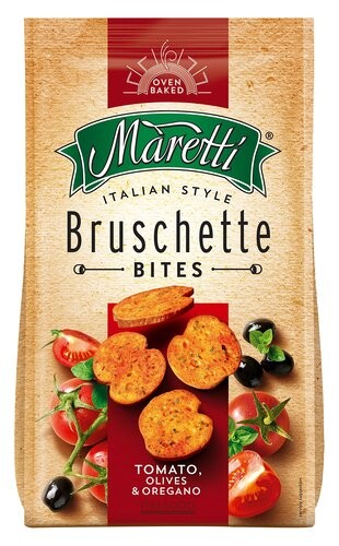 MARETTI BRUSCHETTE POMODORI, OLIVE E ORIGANO 70GR